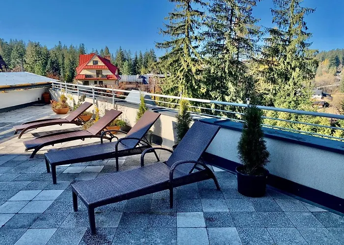 Apartament Zlote Tarasy Apartamentyzakopianskie Basen Sauna Jacuzzi