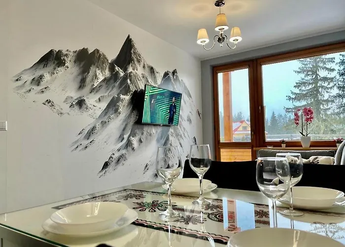 Apartament Zlote Tarasy Apartamentyzakopianskie Basen Sauna Jacuzzi